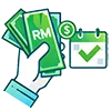 money transferred